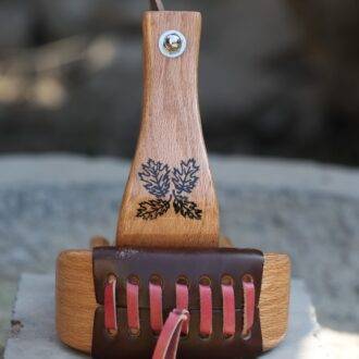 3" Maple Oak Western Stirrup