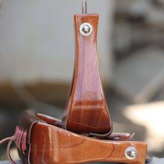 3" Red Cedar Western Stirrup