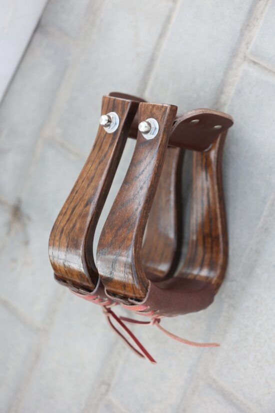2" Western Style Wooden Stirrup - Image 2
